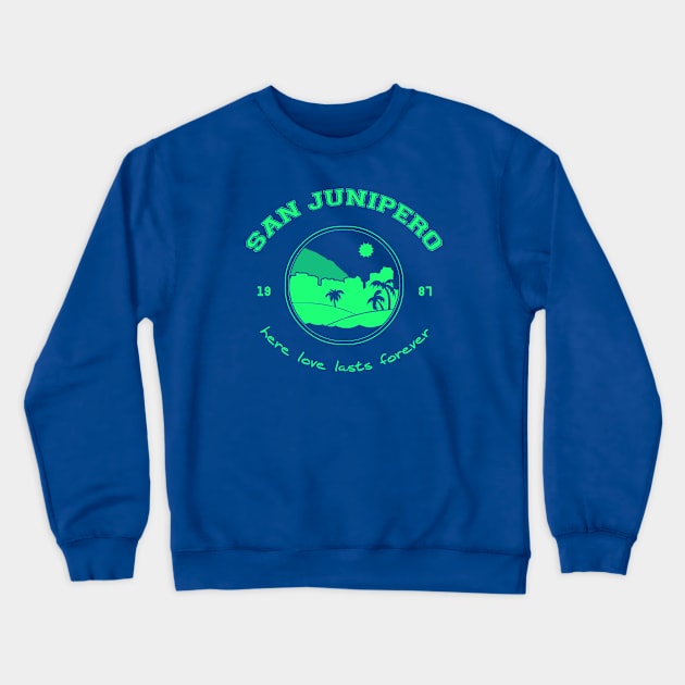 San Junipero Crewneck Sweatshirt by stoicroy